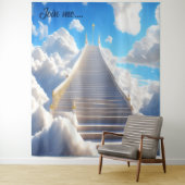 Tapisserie de l'escalier vers le ciel Fond (En situation)