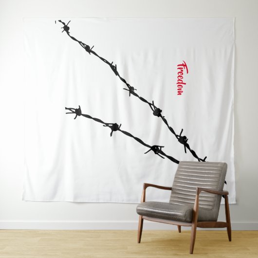 Tapisserie de liberté (En situation (horizontale))