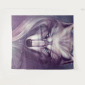 Tapisserie de loup spirituel (Devant (Horizontal))