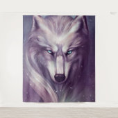 Tapisserie de loup spirituel (Devant)