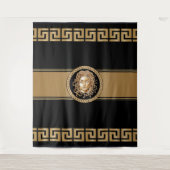 Tapisserie de luxe Medusa Gold (Devant)