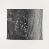 Tapisserie de marbre élégant noir (Devant (Horizontal))