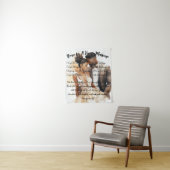 Tapisserie de mariage cadeau recette pour un maria (En situation)