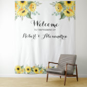 Tapisserie de mariage de bienvenue de verdure de t (En situation)