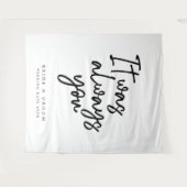 Tapisserie de mariage Il était toujours toi (Devant (Horizontal))