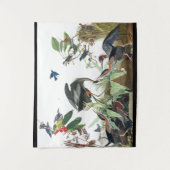 Tapisserie de mur de collage de faune d'oiseau de (Devant)