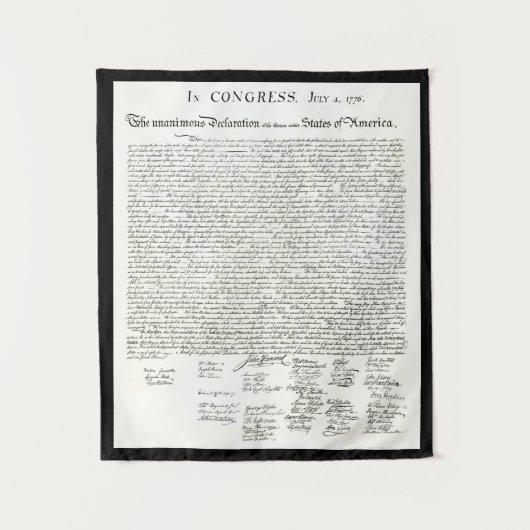 Tapisserie de mur de déclaration d'indépendance (Devant)