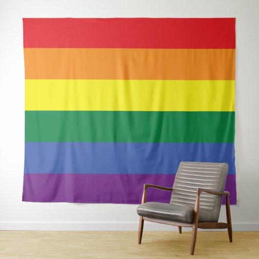 Tapisserie de mur de fierté de LGBT (extra large) (En situation (horizontale))