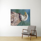 Tapisserie de mur d'Eagle chauve (En situation (horizontale))