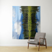 Tapisserie de mur d'image retournée (En situation)