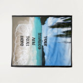 Tapisserie de mur photo personnalisée (Devant (Horizontal))