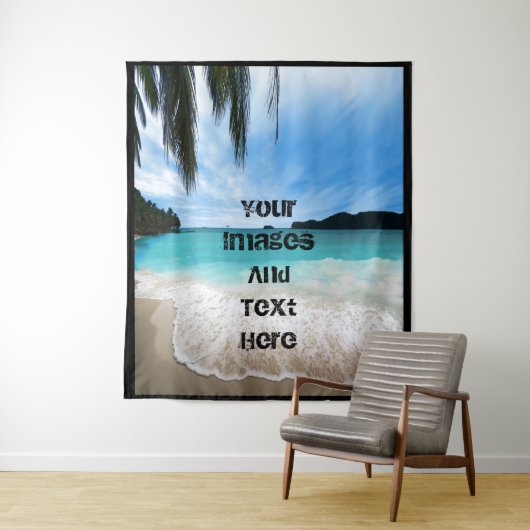 Tapisserie de mur photo personnalisée (En situation)