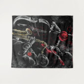 Tapisserie de musique jazz (Devant (Horizontal))