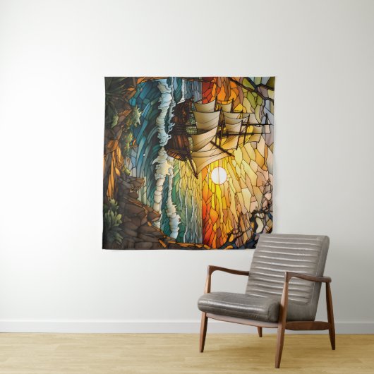 Tapisserie de navire (En situation (horizontale))