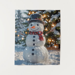 Tapisserie de Noël Snowman