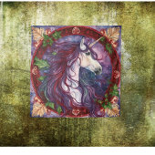 Tapisserie de Noël Unicorne