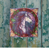 Tapisserie de Noël Unicorne