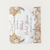 Tapisserie de pancarte de mariage de citrouille de (Devant)