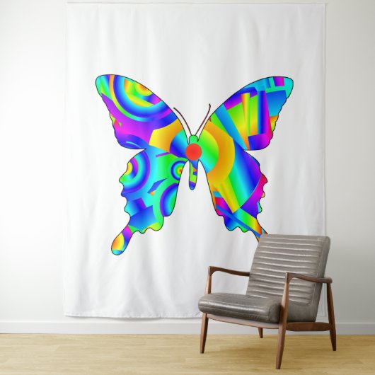 Tapisserie de papillon d'été (En situation)