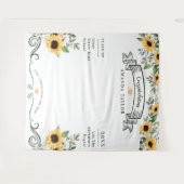 Tapisserie de pavillon de soleil pour stand photo (Devant (Horizontal))