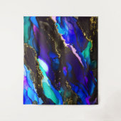 Tapisserie de peinture à l'encre d'alcool étonnant (Devant)