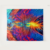 Tapisserie de Phoenix couleur magique (Devant (Horizontal))