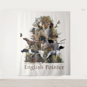 Tapisserie de pointeur anglais