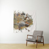 Tapisserie de pointeur en anglais acrylique (En situation (horizontale))