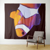 Tapisserie de poisson verni (En situation (horizontale))