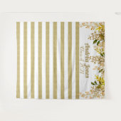 Tapisserie de remise de diplôme Rose Gold (Devant (Horizontal))