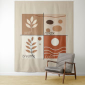 Tapisserie de retrait zen doux (En situation)