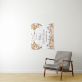 Tapisserie de signe de douche de mariage de citrou (En situation)