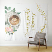 Tapisserie de signe de fête prénuptiale Coffee Lov (En situation (horizontale))