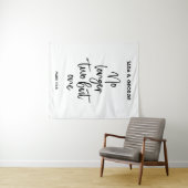 Tapisserie de signe de mariage «Ne plus faire qu'u (En situation (horizontale))