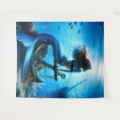 Tapisserie de sirène (Devant (Horizontal))