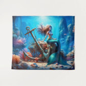 Tapisserie de sirène (Devant (Horizontal))