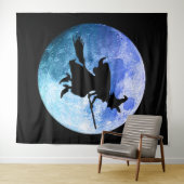 Tapisserie de sorcière d'Halloween (En situation (horizontale))