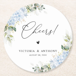 Tapisserie de sous-verre rond pour mariage aux fle