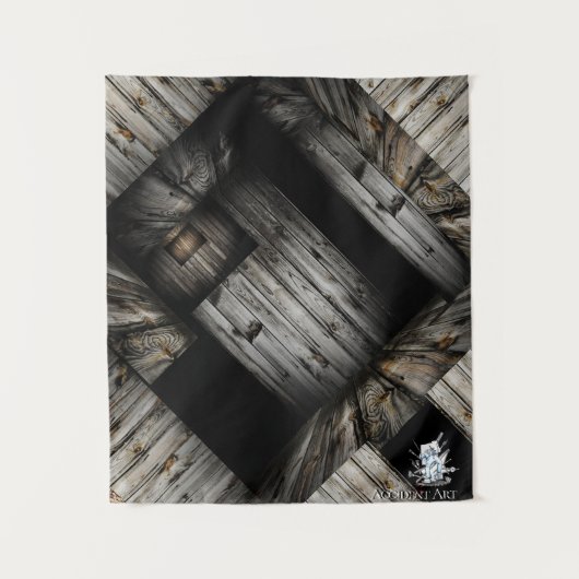 Tapisserie de structure cool en bois (Devant)