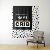 Tapisserie de toile de fond d'anniversaire Bienven (En situation)