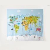 Tapisserie de toile de fond de chambre d'enfant ca (Devant (Horizontal))