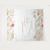 Tapisserie de toile de fond florale moderne pour B (Devant (Horizontal))