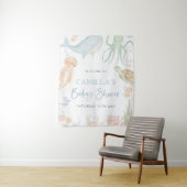 Tapisserie de toile de fond pour Baby Shower Sous  (En situation)