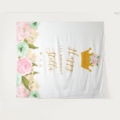 Tapisserie de toile de fond pour fête d'anniversai (Devant (Horizontal))