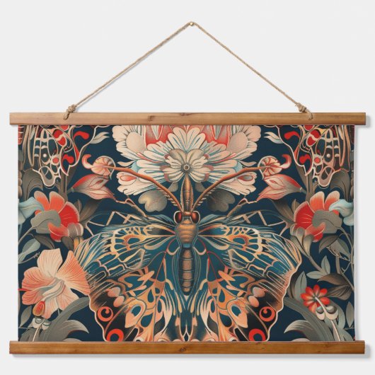 Tapisserie de vol psychédélique Botanique (Devant)