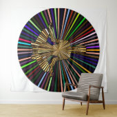 Tapisserie de yoga (En situation (horizontale))