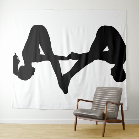 Tapisserie de yoga (En situation (horizontale))