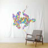 Tapisserie de yoga (En situation (horizontale))