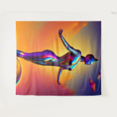 Tapisserie de yoga spirituel (Devant (Horizontal))