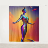 Tapisserie de yoga spirituel (Devant)